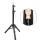 Black Metal Mannequin Head Portable Wig Stand Tripod